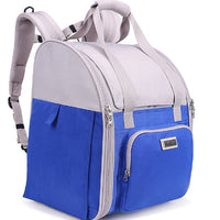 HKM-3399613 Breathable Waterproof Pet Carrier Backpack for Dogs and Cats, Dark Blue, Sapphire Blue, Purple, Dark Gray, Black
