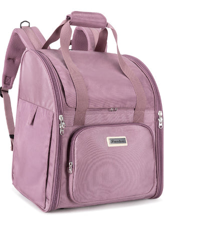 HKM-3399613 Breathable Waterproof Pet Carrier Backpack for Dogs and Cats, Dark Blue, Sapphire Blue, Purple, Dark Gray, Black