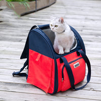 HKM-3399613 Breathable Waterproof Pet Carrier Backpack for Dogs and Cats, Dark Blue, Sapphire Blue, Purple, Dark Gray, Black