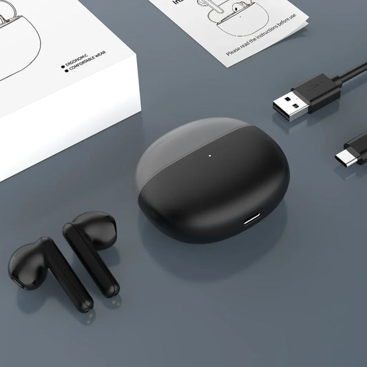 HKM-339987 Dual Mic Fast Charging Wireless Earbuds with 60ms Low Latency for Gaming