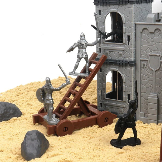 HKM-340115 97PCS Medieval Castle Army Playset with Toy Soldiers and Action Figures