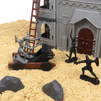 HKM-340115 97PCS Medieval Castle Army Playset with Toy Soldiers and Action Figures