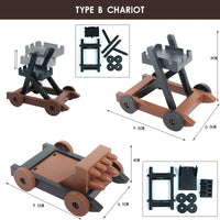 HKM-340115 97PCS Medieval Castle Army Playset with Toy Soldiers and Action Figures