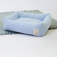 HKM-3401405 Foldable Cat Nest with Striped Lining - Cozy Cloth Bed for Cats