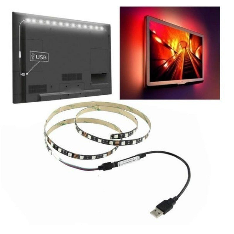HKM-340179 USB LED Light Bar with SMD5050 Technology – 1 Meter Length, 50cm USB Cable, Multiple Colors Available