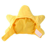 HKM-3402173 Stylish Cartoon Starfish Cat Headgear for All Seasons - Plush Pet Accessory