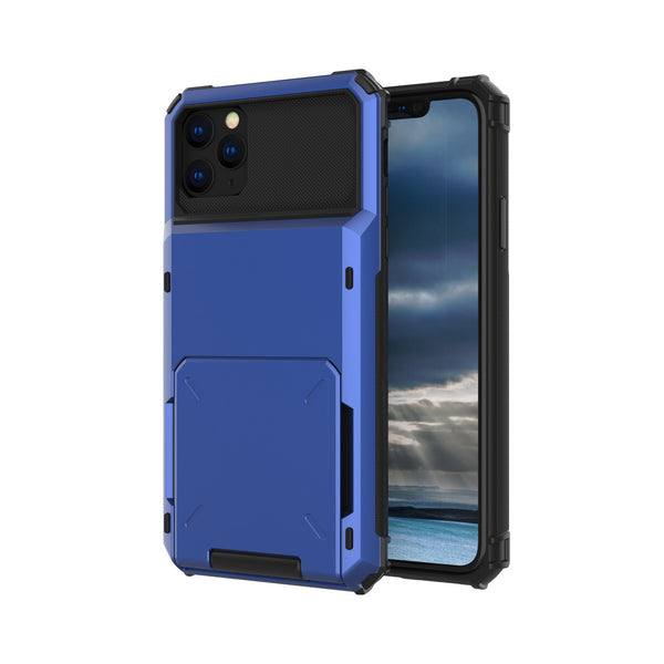 HKM-340243 Two-in-One Flip Card Phone Case with Drop Protection for Multiple Models