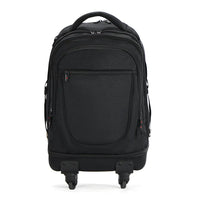 HKM-340307 Large Capacity Rolling Backpack with Trolley Wheels for Business Travel