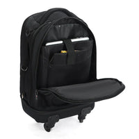 HKM-340307 Large Capacity Rolling Backpack with Trolley Wheels for Business Travel
