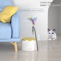 HKM-3403325 Round Cat Scratching Board with Removable Cardboard Pad and Toy Balls for Furniture Protection