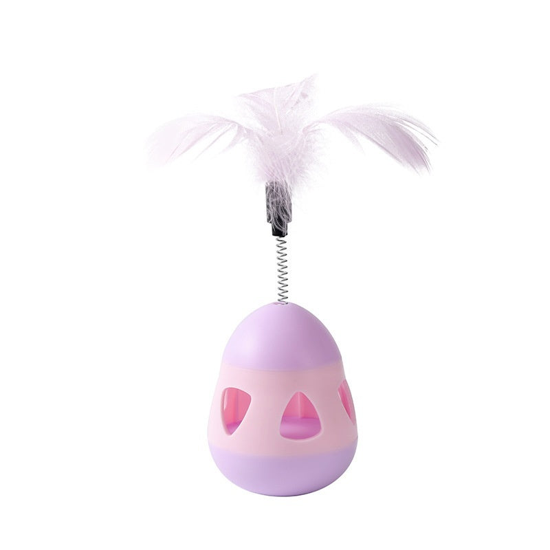 HKM-3403965 Colorful Roly-Poly Cat Toy – Interactive Tumbler Design for Playful Kittens
