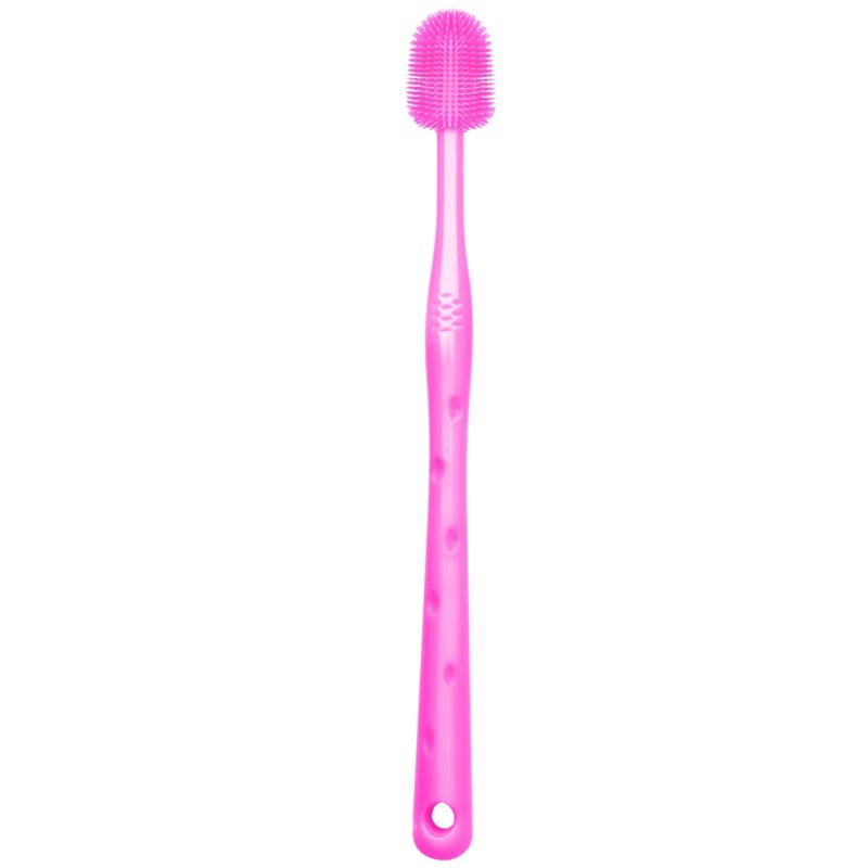 HKM-3404989 Silicone Toothbrush for Small Dogs - Puppy Cleaning Tool, 17cm in Length