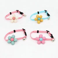 HKM-3405117 Flower and Bow Tie Collars for Small Pets - Adjustable Cat and Dog Size Options