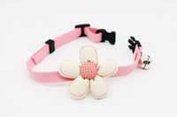 HKM-3405117 Flower and Bow Tie Collars for Small Pets - Adjustable Cat and Dog Size Options