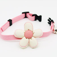 HKM-3405117 Flower and Bow Tie Collars for Small Pets - Adjustable Cat and Dog Size Options