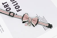 HKM-3405117 Flower and Bow Tie Collars for Small Pets - Adjustable Cat and Dog Size Options