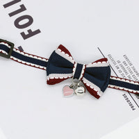 HKM-3405117 Flower and Bow Tie Collars for Small Pets - Adjustable Cat and Dog Size Options