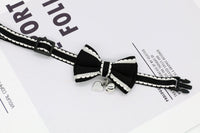 HKM-3405117 Flower and Bow Tie Collars for Small Pets - Adjustable Cat and Dog Size Options
