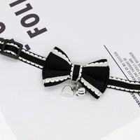 HKM-3405117 Flower and Bow Tie Collars for Small Pets - Adjustable Cat and Dog Size Options
