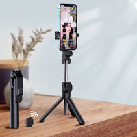 HKM-340691 Anti-Shake Aluminum Alloy Selfie Stick for Mobile Phones, Live Streaming Support