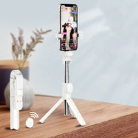 HKM-340691 Anti-Shake Aluminum Alloy Selfie Stick for Mobile Phones, Live Streaming Support
