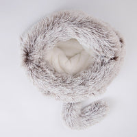HKM-3407165 Cozy Plush Round Cat Sleeping Bag for Warm and Comfortable Nesting