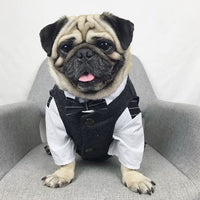 HKM-3407293 Casual Coral Fleece Pet Wedding Suit for Dogs - Available in Multiple Sizes