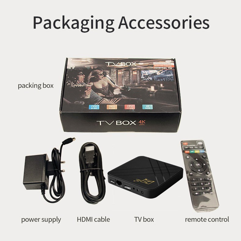 HKM-340819 4K HD Android Set-top Box with Dual-band WiFi and Local Playback Functions