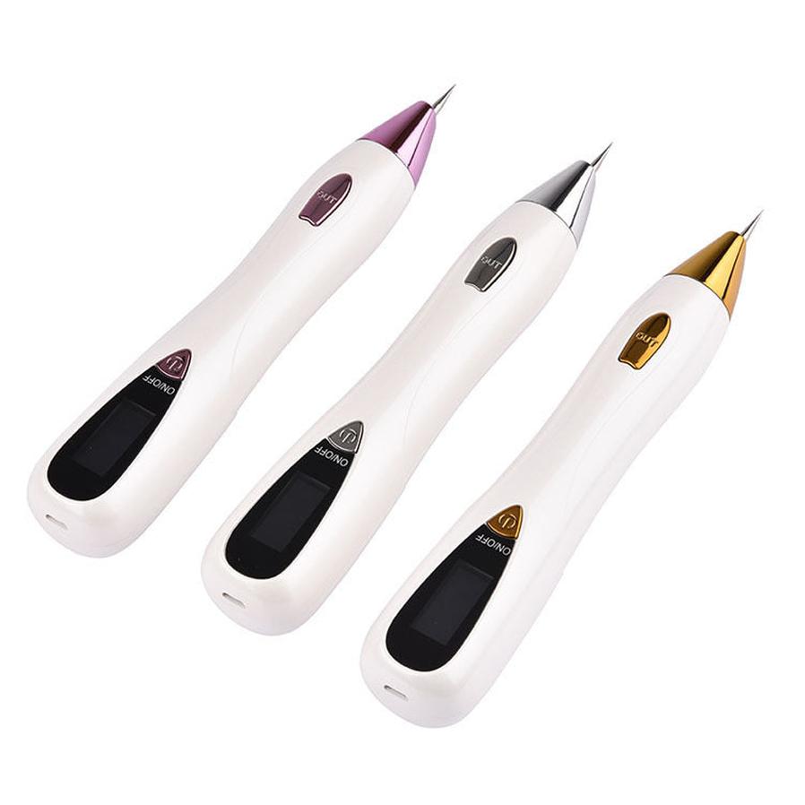 HKM-340883 Mini Mole Spot Remover Pen - Portable Skin Treatment Tool with Multiple Needle Options and USB Charging
