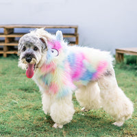 HKM-3409469 Rainbow Casual Pet Jacket - Polyester Vest for Small to Large Dogs