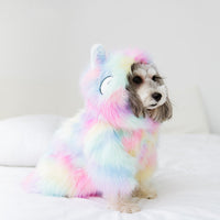 HKM-3409469 Rainbow Casual Pet Jacket - Polyester Vest for Small to Large Dogs