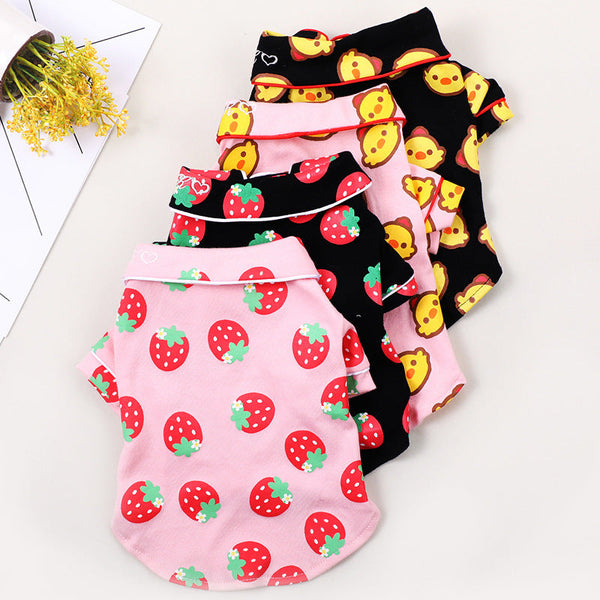 HKM-3409725 Casual Cotton Pajamas for Dogs - Perfect for Air-Conditioned Rooms