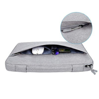 HKM-341011 Laptop Sleeve Shoulder Bag - Oxford Cloth Protective Cover for 15.4, 15.6, and 13.3 Inch Devices in Dark Gray, Hemp Gray, and Beauty Powder