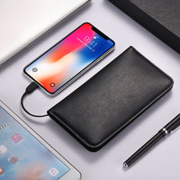HKM-341011 Rechargeable 6800mAh Wireless Charging Wallet with Multiple USB Ports
