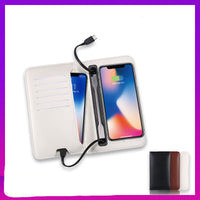 HKM-341011 Rechargeable 6800mAh Wireless Charging Wallet with Multiple USB Ports