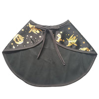HKM-3410493 Wizard Cloak and Hat Set for Pets – Polyester Halloween Costume in S, M, L Sizes