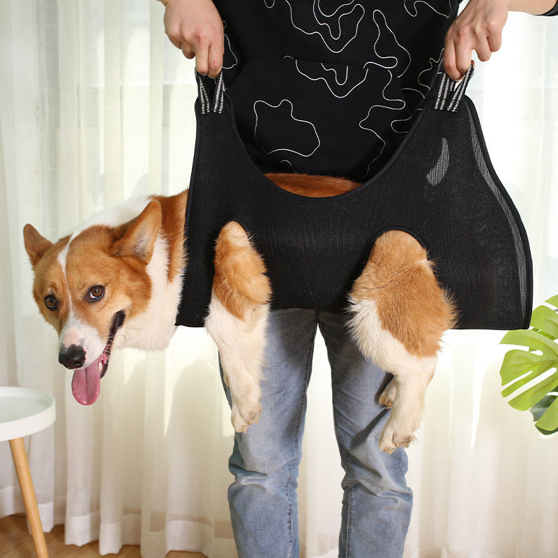 HKM-3411261 Pet Hanging Hammock for Dog and Cat Nail Trimming - Various Colors and Sizes Available