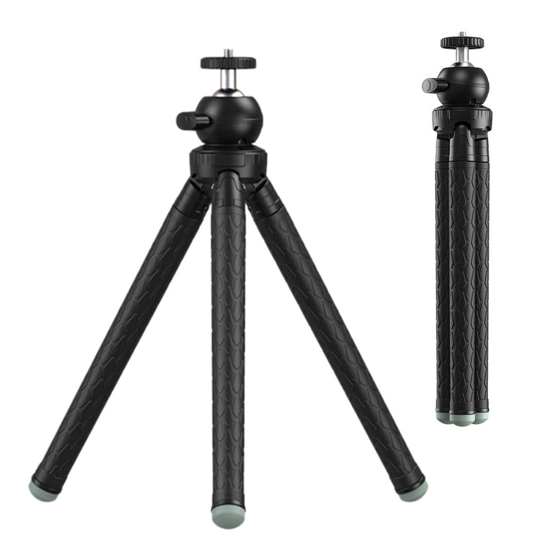 HKM-341203 Telescopic Tripod for Smartphones - 110CM Height, 7 Sections, High Elastic Rubber, Waterproof, Anti-Skid