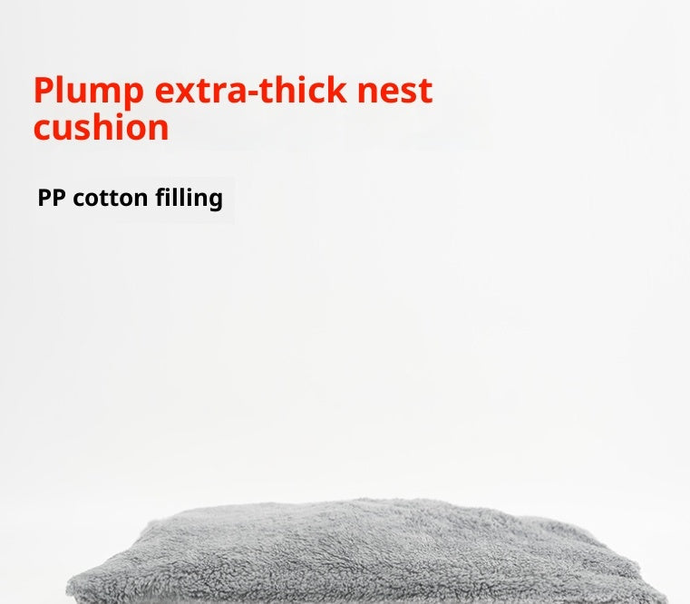 HKM-3412541 Cozy PP Cotton House for Small Dogs and Cats - Winter Warm Nest