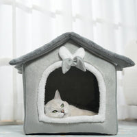 HKM-3412541 Cozy PP Cotton House for Small Dogs and Cats - Winter Warm Nest