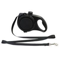 HKM-3412669 Pet Supplies with Water Bottle and Leash - Adjustable Plastic Traction Rope in Blue, Black, or Red