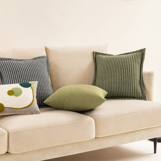 HKM-341267 Living Room Cotton Waist Pillow in Solid Colors
