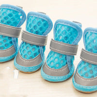 HKM-3415485 Small Dog Rubber Shoes - Non-Slip, Wear-Resistant, Available in Four Colors