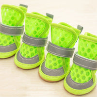 HKM-3415485 Small Dog Rubber Shoes - Non-Slip, Wear-Resistant, Available in Four Colors
