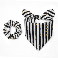 HKM-3416253 Multicolor Fashion Pet Bib with Unique Prints for Dogs