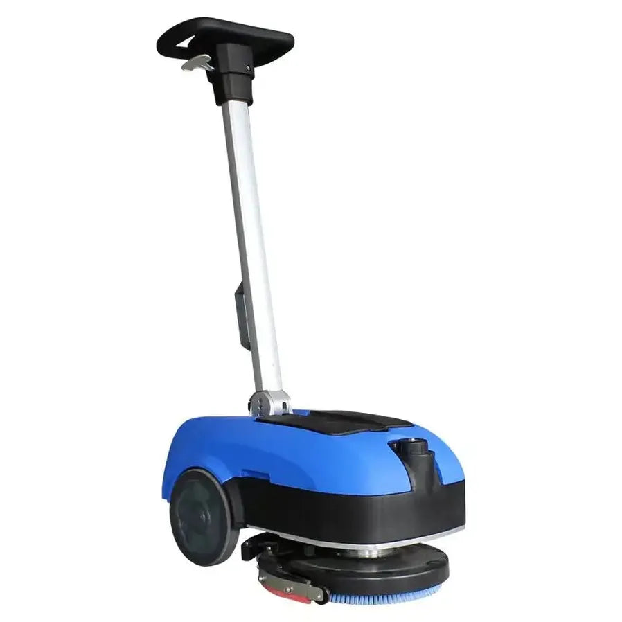 HKM-341715 180 Degree Rotating Brush Mini Walk Behind Floor Scrub Cleaning Machine