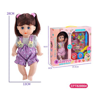 HKM-341779 28Cm Educational Musical Doll with Insect Colored Mud for Kids Ages 2-4