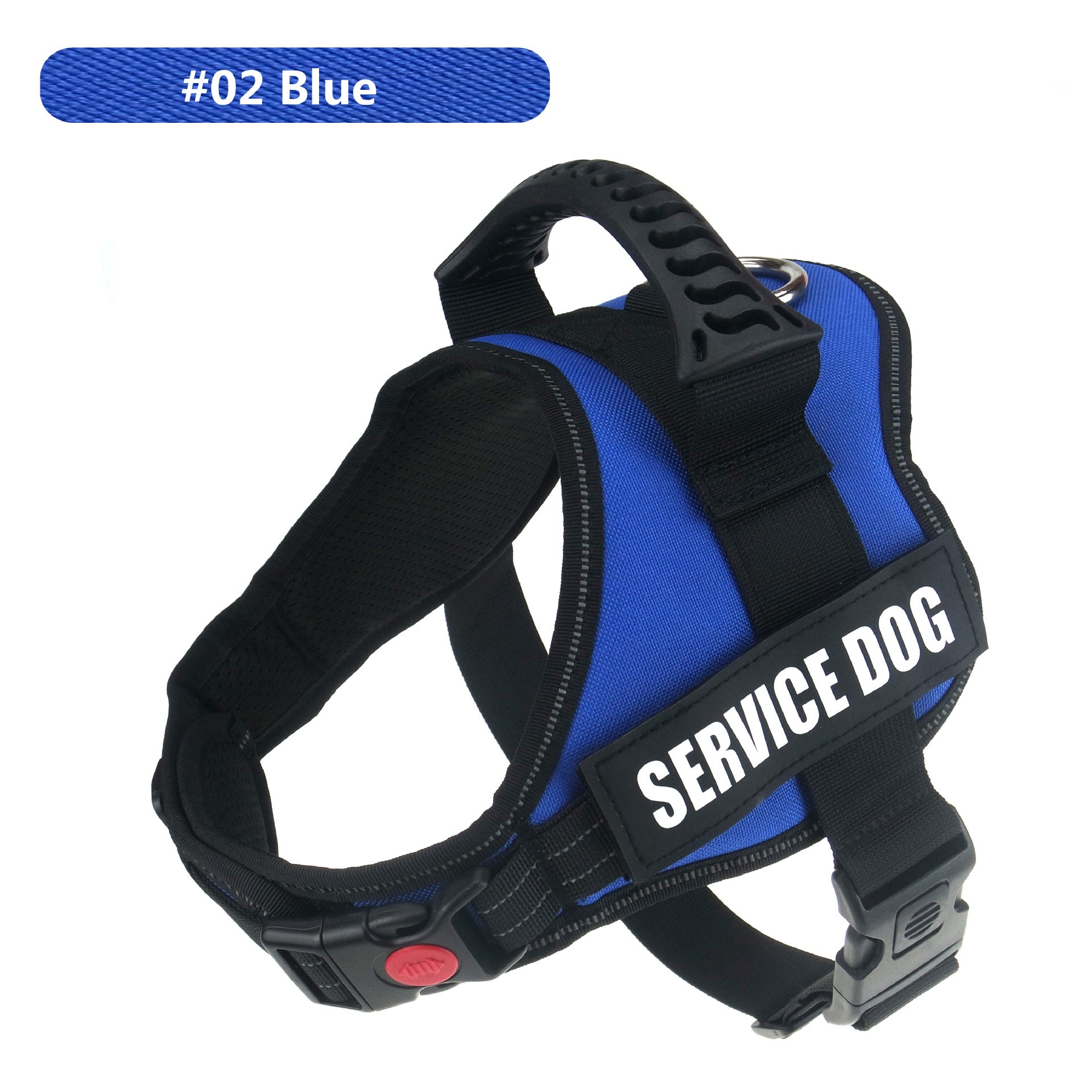 HKM-3417917 Large Dog Chest Strap with Velcro for Collar and Lead Attachment, Nylon Material
