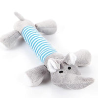 HKM-3418301 Funny Dog Sound Squeaky Plush Toy for Chewing and Playtime - Multiple Animals Available
