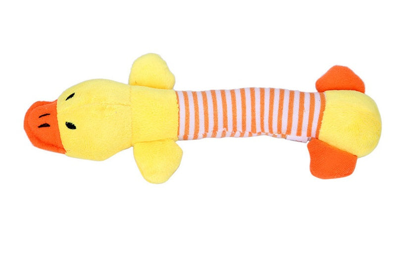 HKM-3418301 Funny Dog Sound Squeaky Plush Toy for Chewing and Playtime - Multiple Animals Available